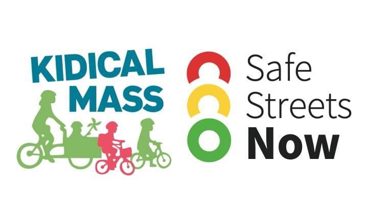 Kidical Mass Safe Streets Now Logo