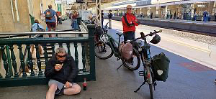 waiting at Bath station for the train back to Reading