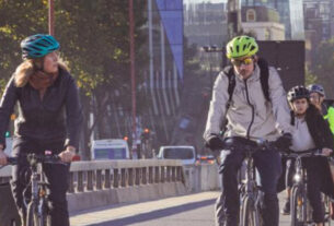 Active Travel England - cyclists in London