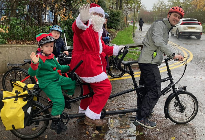 Kidical Mass Santa
