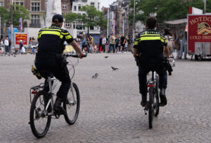 cycling policemen