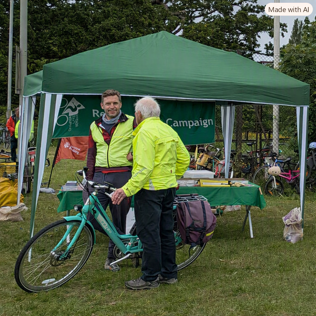 Reading Cycle Campaign Stand image