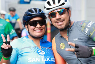 cyclists looking excited